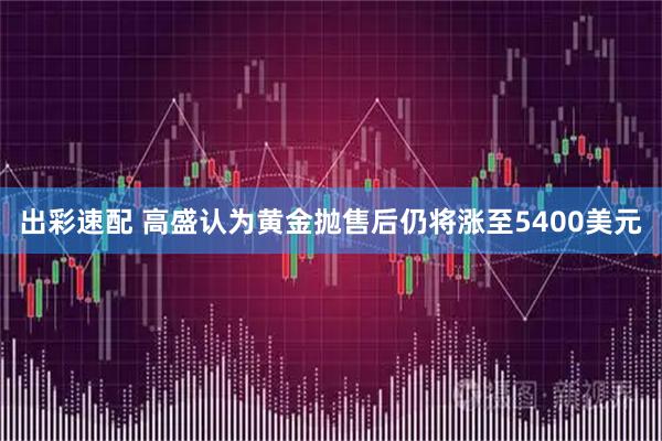 出彩速配 高盛认为黄金抛售后仍将涨至5400美元