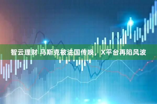 智云理财 马斯克被法国传唤，X平台再陷风波