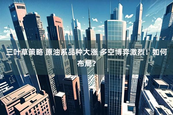 三叶草策略 原油系品种大涨 多空博弈激烈！如何布局？