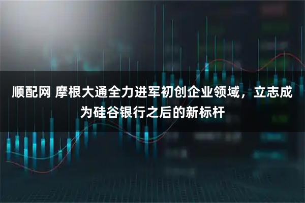顺配网 摩根大通全力进军初创企业领域，立志成为硅谷银行之后的新标杆