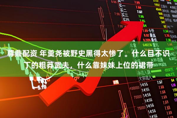 尊鼎配资 年羹尧被野史黑得太惨了。什么目不识丁的粗莽武夫，什么靠妹妹上位的裙带