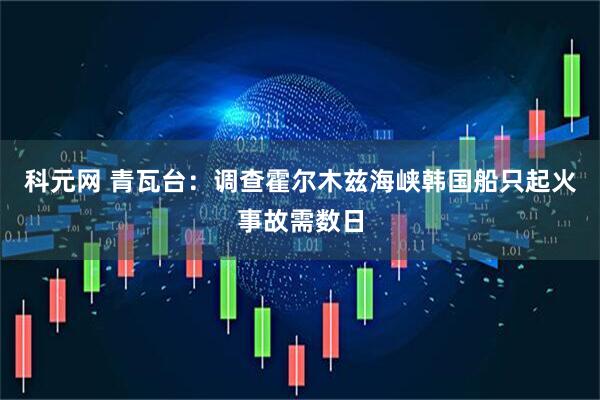 科元网 青瓦台：调查霍尔木兹海峡韩国船只起火事故需数日
