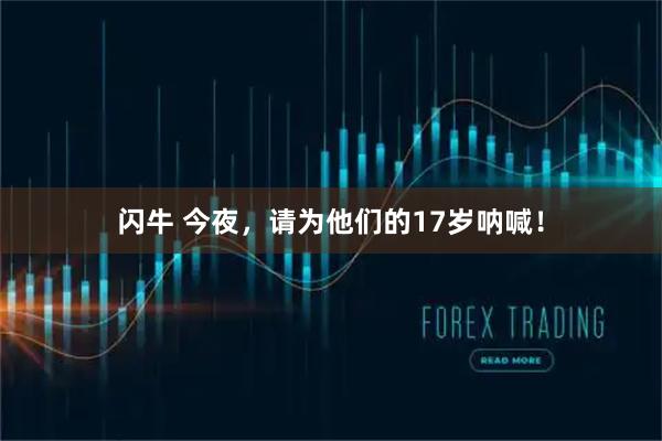 闪牛 今夜，请为他们的17岁呐喊！