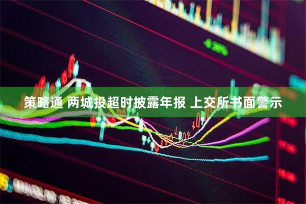策略通 两城投超时披露年报 上交所书面警示