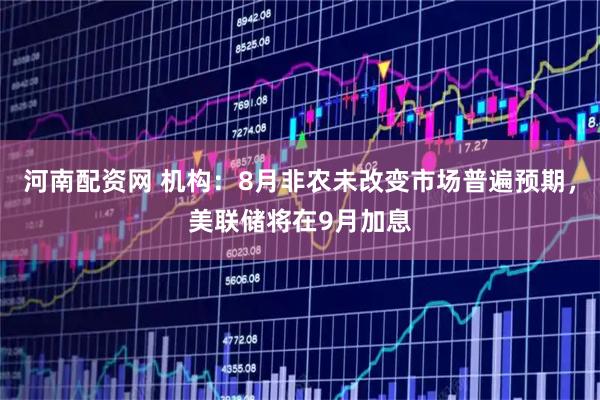 河南配资网 机构：8月非农未改变市场普遍预期，美联储将在9月加息